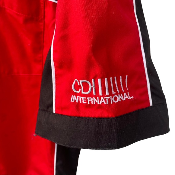 Choko Design Powersports Button Up Shirt Mens L Short Sleeve ATV Snowmobile Logo - Picture 6 of 10